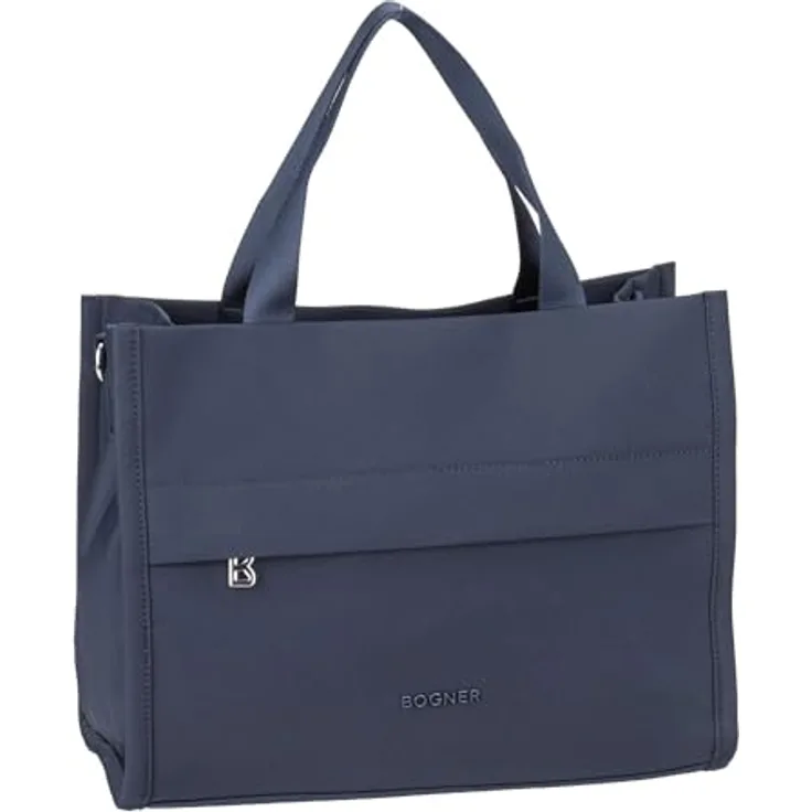 Bogner Maxon Shopper Tasche, 30 cm, schwarz, 100% Nylon, Schultertasche