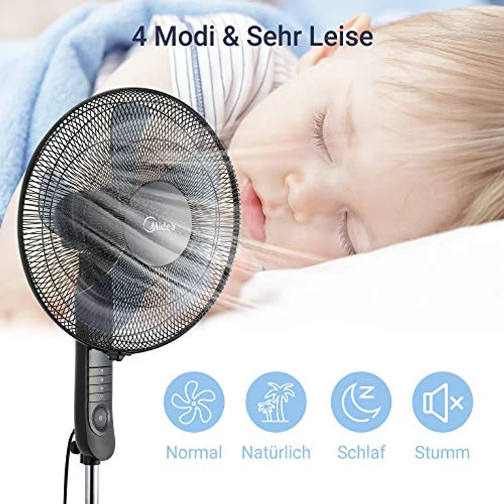 Comfee FS40-15FR 3 Geschwindigkeitsstufen, Timerfunktion – Bild 3