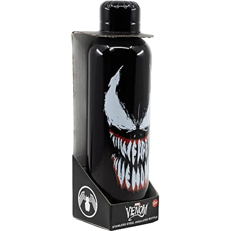 Stor Venom Edelstahl-Trinkflasche Face, offiziell lizenziert, 500 ml – Bild 4