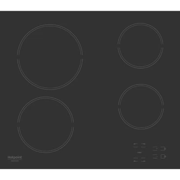 Hotpoint HR 631 C, Glaskeramik-Kochfeld mit Touch-Sensor-Steuerung, schwarz, 6200 Watt