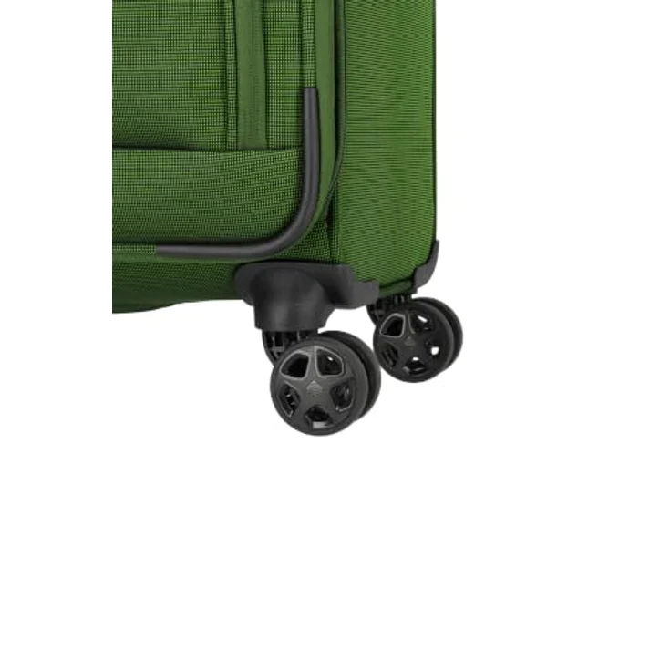 Travelite Cubis Trolley M 72 cm, 4 Rollen, grün, 100% Polyester – Bild 7