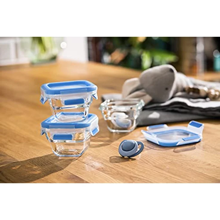 emsa Frischhaltedose CLIP & CLOSE Glas, 0,18 Liter, 3er Set – Bild 5