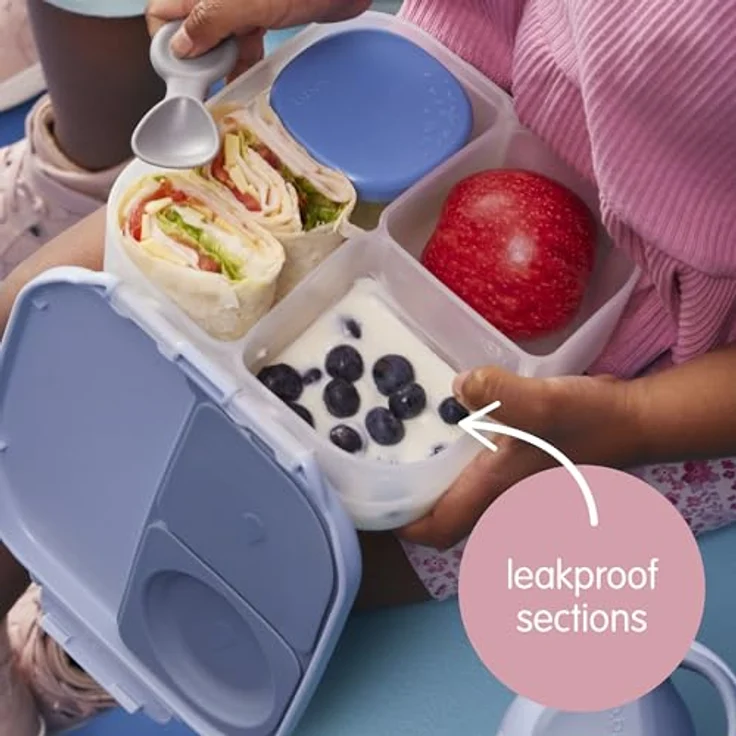 B.Box Batman Lunch Box, Pausenbox für Kinder, sturzfest, BPA-frei, mittel – Bild 6