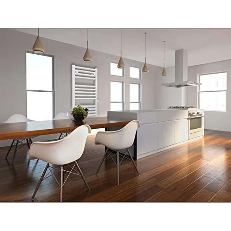 ECD Germany Renovierungsheizkörper Austausch 500 x 1600 mm, Weiß, 650 mm Anschluss, 600 W Wärmeleistung, modern und effizient – Bild 8