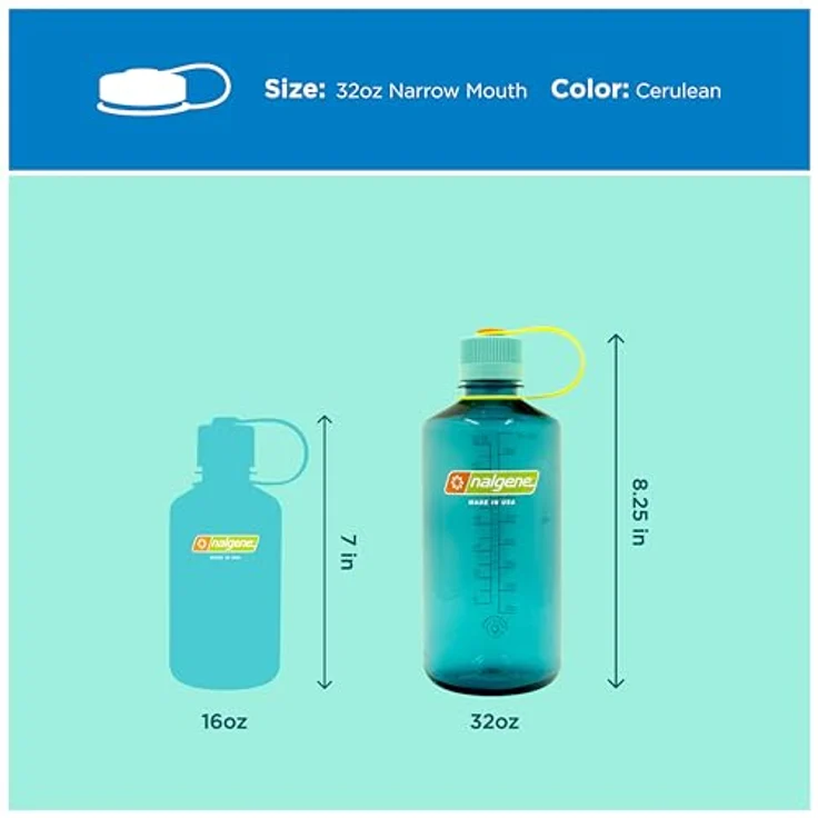 Nalgene Trinkflasche EH Sustain, 1 L, cerulean – Bild 6