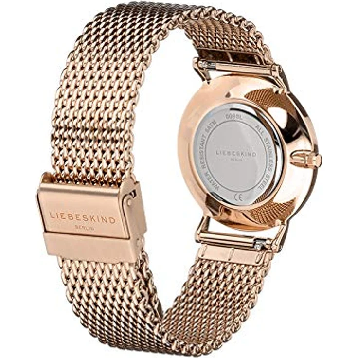 Liebeskind Damen Analog Quarz Armbanduhr mit Edelstahlarmband LT-0098-MQ – Bild 3