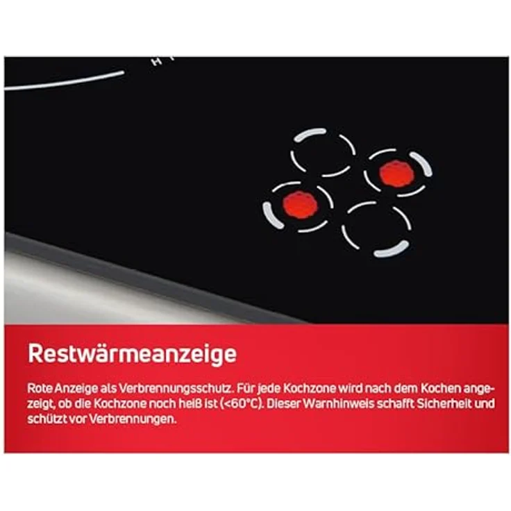Amica SHC 11509 SM Standherd/Glaskeramikkochfeld und Elektro-Backofen / 50cm / Schwarz-matt/freistehend/mit Eco-Funktion, Ober-/Unterhitze uvm. – Bild 4