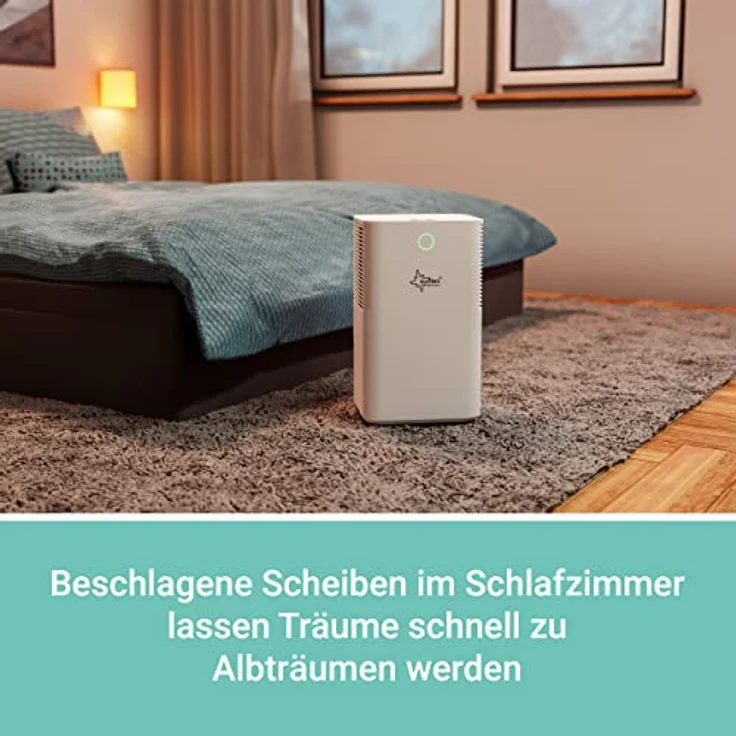 SUNTEC DryFix 12 EQ Luftentfeuchter für Räume bis 34 m2 bzw. 80 m3 Raumentfeuchter mit 12 l/Tag Entfeuchtung – Bild 6