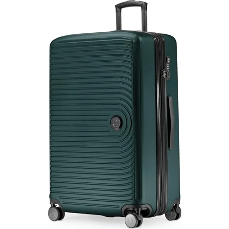 Hauptstadtkoffer Mitte - Großer Hartschalenkoffer, TSA, 4 Rollen, Check-In Gepäck mit 8 cm Volumenerweiterung, 77cm, 130 Liter, Waldgrün – Bild 1
