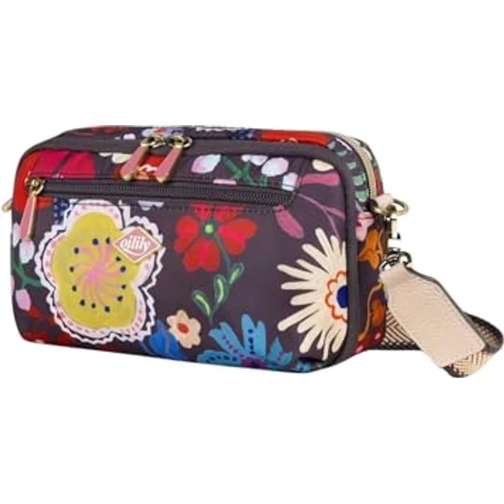 Oilily Tide Spirits Sutton, Umhängetasche 22 cm aus strapazierfähigem Polyester mit Reißverschluss und verstellbarem Umhängeriemen – Bild 2