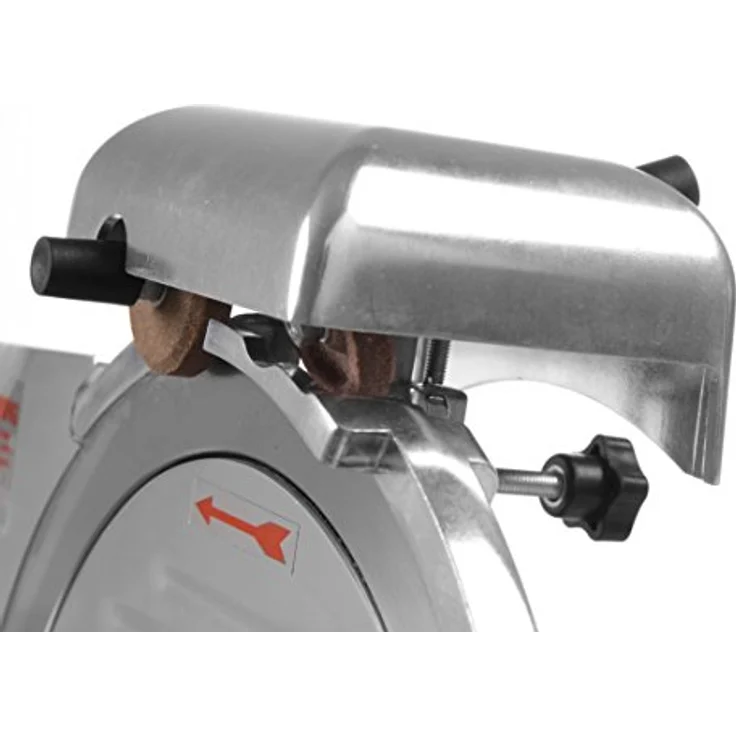 HENDI 210215 Aufschnittmaschine Kitchen Line 250, 250 mm Messerdurchmesser, rutschfeste Füße, 16,4 kg – Bild 4