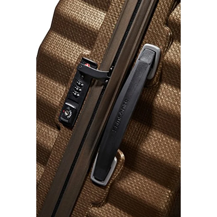 Samsonite Lite-Shock - Spinner L Koffer, 75 cm, 98.5 L, 4 Rollen, Braun (Sand) – Bild 5