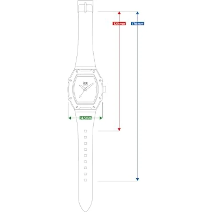 ice-watch Quarzuhr Ice Boliday Timeless Taupe Small, elegante Armbanduhr – Bild 5