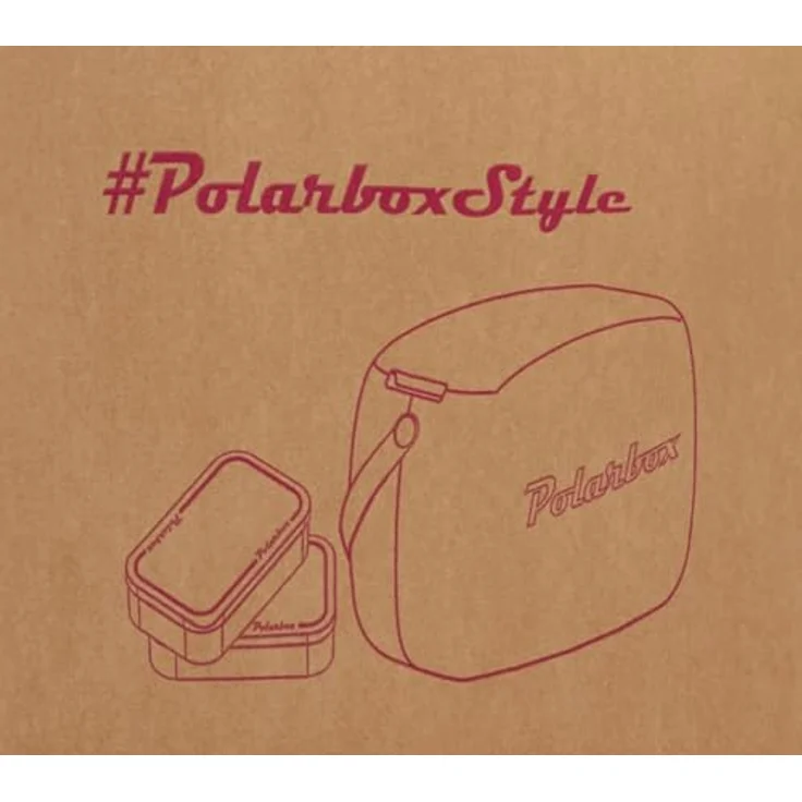Polarbox Kühlbox, passive Kühlung, 6 l, ergonomischer Griff aus Naturleder, hält frisch bei 5-15 °C für 24 Stunden – Bild 5