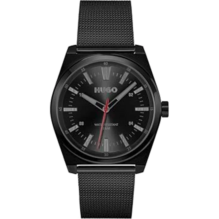 HUGO Quarzuhr #ARK 1530440, Herrenuhr mit Edelstahlarmband, analoges Zifferblatt, modernes Design – Bild 1