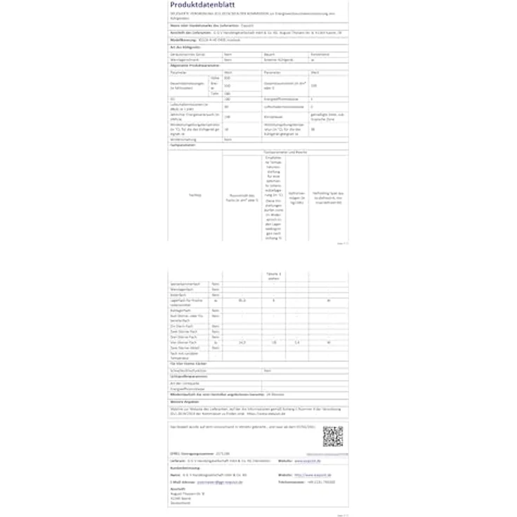 Exquisit KS516-4-HE-040E, Kühlschrank mit 109 l Nutzinhalt, 4-Sterne-Gefrierfach, LED-Innenraumbeleuchtung, wechselbarem Türanschlag, inoxlook – Bild 10
