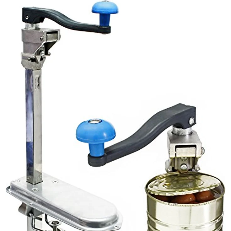 Wiltec Gastronomie Gastro Dosenöffner Tischdosenöffner Büchsenöffner Konservenöffner, Geeignet für verschiedene Dosenformate, Gusseisen Gehäuse, Höhe bis zu 50 cm, Profi-Qualität – Bild 1