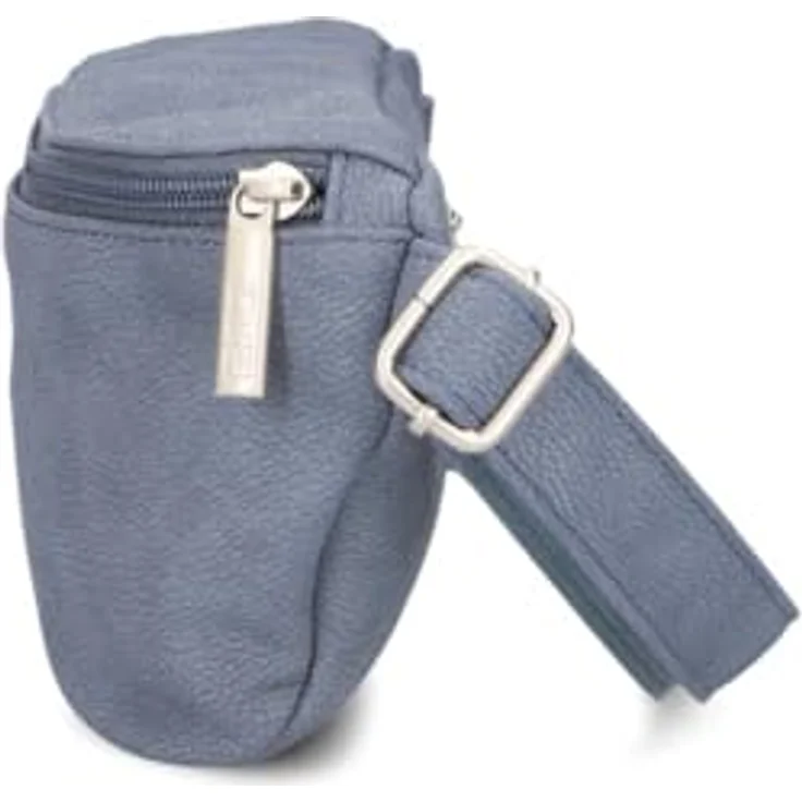 Zwei Mademoiselle.M Gürteltasche 25 cm, grau, 100% Polyurethan, kompakte Umhängetasche – Bild 5