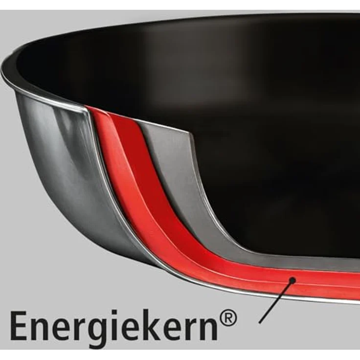 Schulte-Ufer Schmortopf Quasar 28 cm, Edelstahl mit UniverSUS-Oberflächenstruktur, ohne PFAS/PTFE und Energiekern für optimalen Bratgenuss – Bild 4