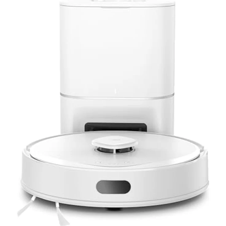 Tapo RV30 Max Plus, Saugroboter mit Wischfunktion, 5300Pa Saugkraft, automatische Absaugstation, LiDAR+IMU Navigation, Sprachsteuerung über Alexa & Google Assistant, Weiß – Bild 5