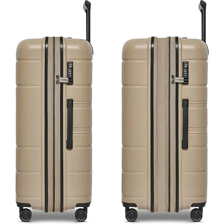 REDOLZ Hartschalen Check-in Koffer XL Trolley 51 x 32 x 76 cm, leichtes Polypropylen, 4 Doppelrollen & TSA (Essentials 11) – Bild 2
