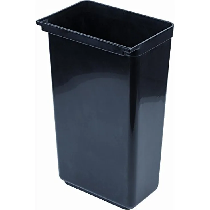 APS Container -XXL- ca. 33 x 23 cm, Höhe 56 cm Fassungsvermögen: 42 l Kunststoff, schwarz zum Einhängen an Servier- Transportwagen Art. 11945