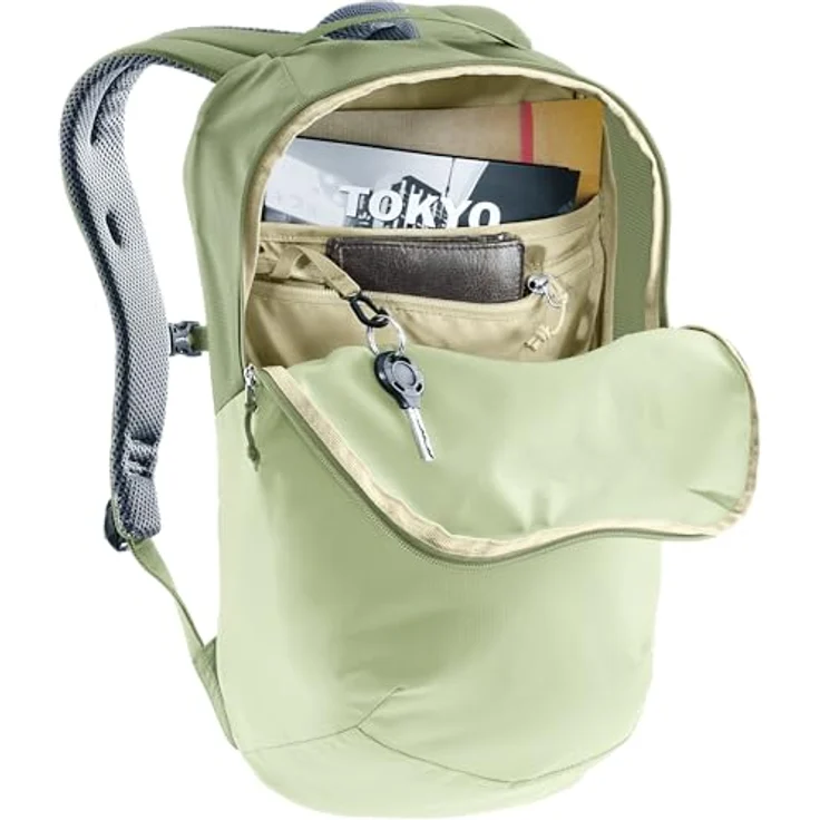 Deuter Yort 15, Freizeitrucksack mit Airstripes-Rückensystem, mineral-grove, 15 Liter – Bild 2