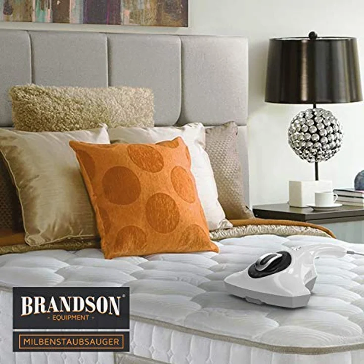 Brandson Milbenstaubsauger 300W - Milben-Handstaubsauger mit UV Sterilisationslicht - -Schmutzbehälter 150 ml - desinfiziert Betten Bekleidung Polstermöbel - Milbensauger ideal für Allergiker – Bild 5