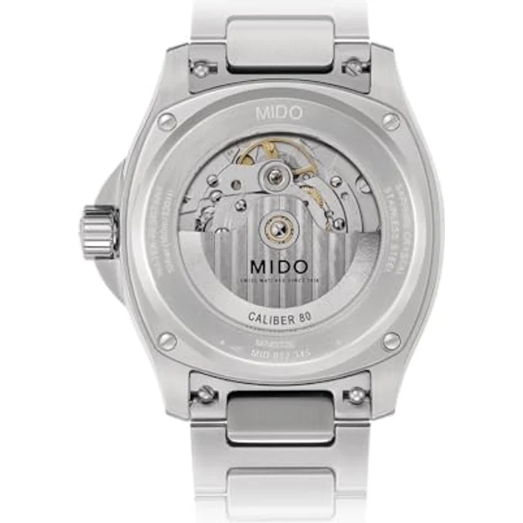 MIDO Orologio Multifort TV Big Date M0495261109100, Armbanduhr aus Edelstahl in Silber mit Saphirglas – Bild 3