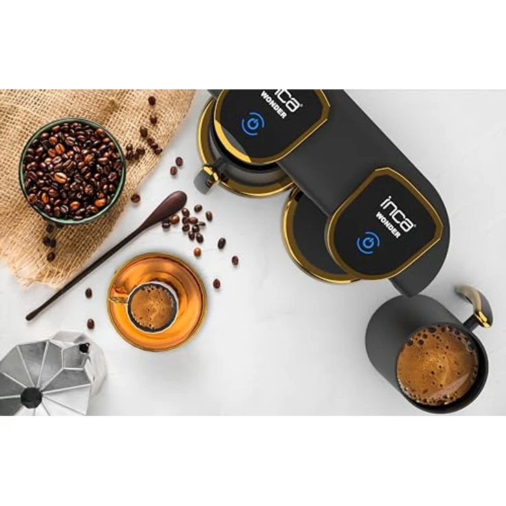 Inca 2X Kaffeemaschine Wonder Serie Touch-Control-Schalter, Filterkaffeemaschine – Bild 2