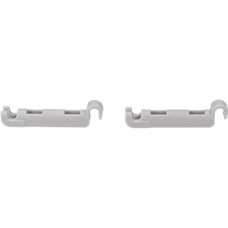 LUTH Premium Profi Parts Lager für Klappstachelreihe, Befestigungsset Klammern, grau, kompatibel mit Bosch Siemens 611472 00611472 für Geschirrspülmaschine Unterkorb – Bild 5