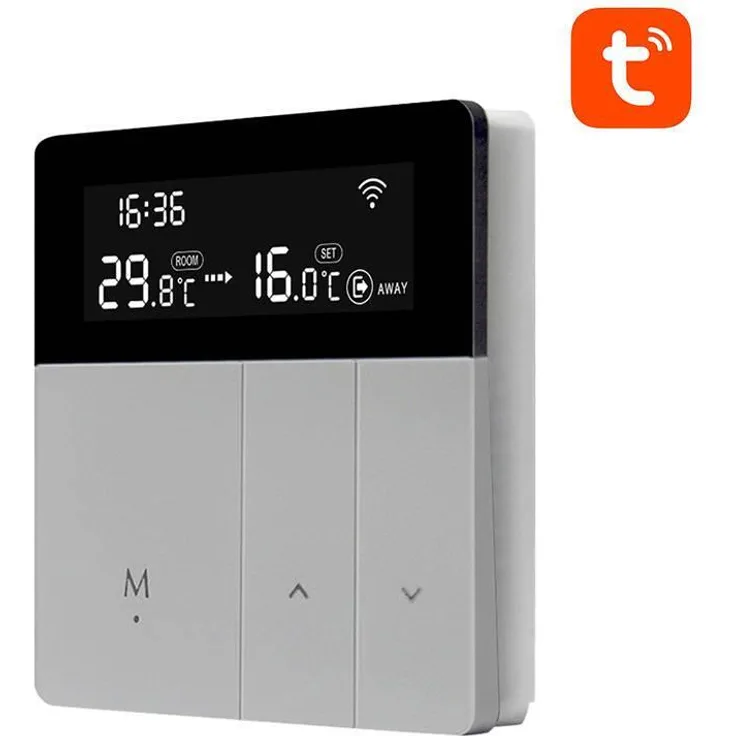 Avatto WT50 BH-3A Smartes Thermostat, Wi-Fi Steuerung für Warmwasserboiler, Temperaturgenauigkeit ±1°C, App-unterstützt mit 5+1+1 / 5+2 / 7 Tagen Zeitplänen