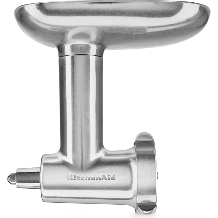 KitchenAid 5KSMMGA Artisan Fleischwolf, Ganzmetall, 3 Schneidplatten aus Edelstahl, 2 Wurstfüllhörner – Bild 2