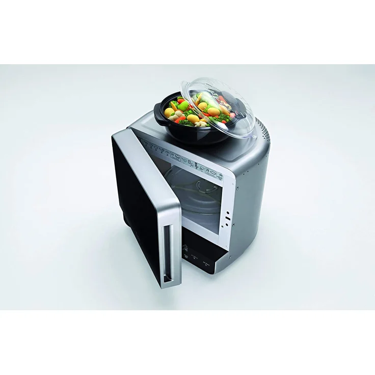 Whirlpool MAX 34 SL Mikrowelle, Standgerät, 700 Watt, 13 Liter Garraum, Super-Kompakt Design, besonders platzsparend in Ecken, Schnellauftau-Funktion – Bild 7