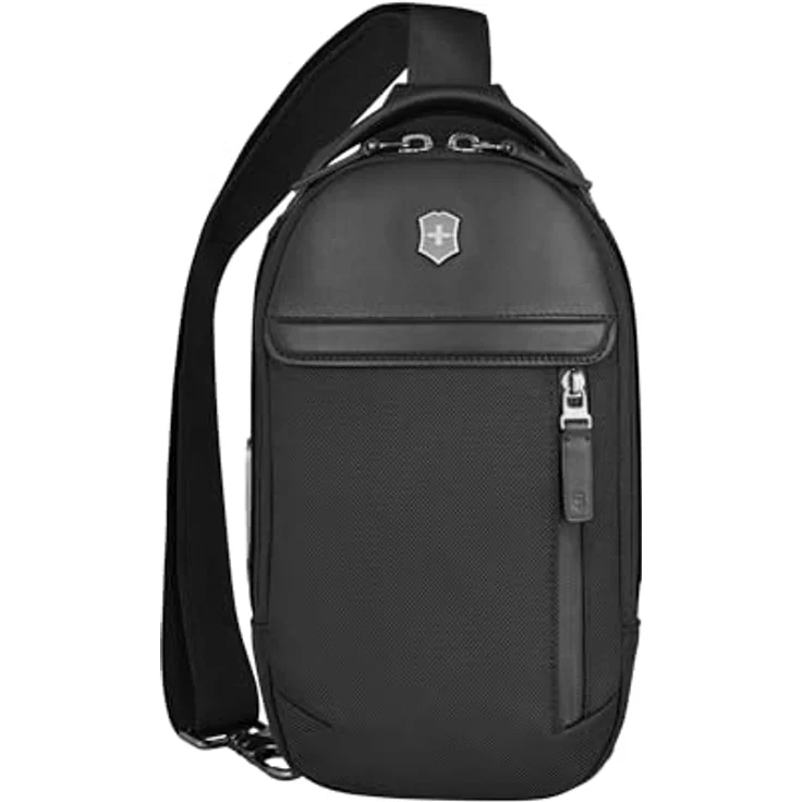 Victorinox Architecture Urban2 Sling Bag, Handtasche mit SoundPocket und verstellbarem Schulterriemen, Schwarz – Bild 1