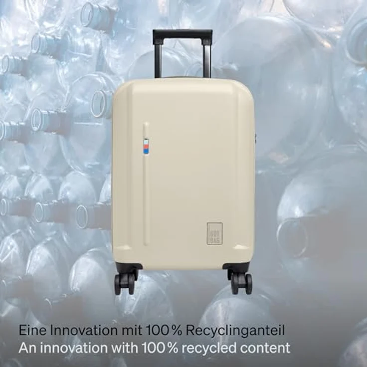 GOT BAG Koffer RE:Shell Cabin aus recyceltem Polycarbonat | Handgepäck Koffer mit 17" Laptoptasche und praktischer Innenaufteilung | 36 Liter Füllvolumen, Hartschale (Soft Shell) - Preisvergleich – Bild 2