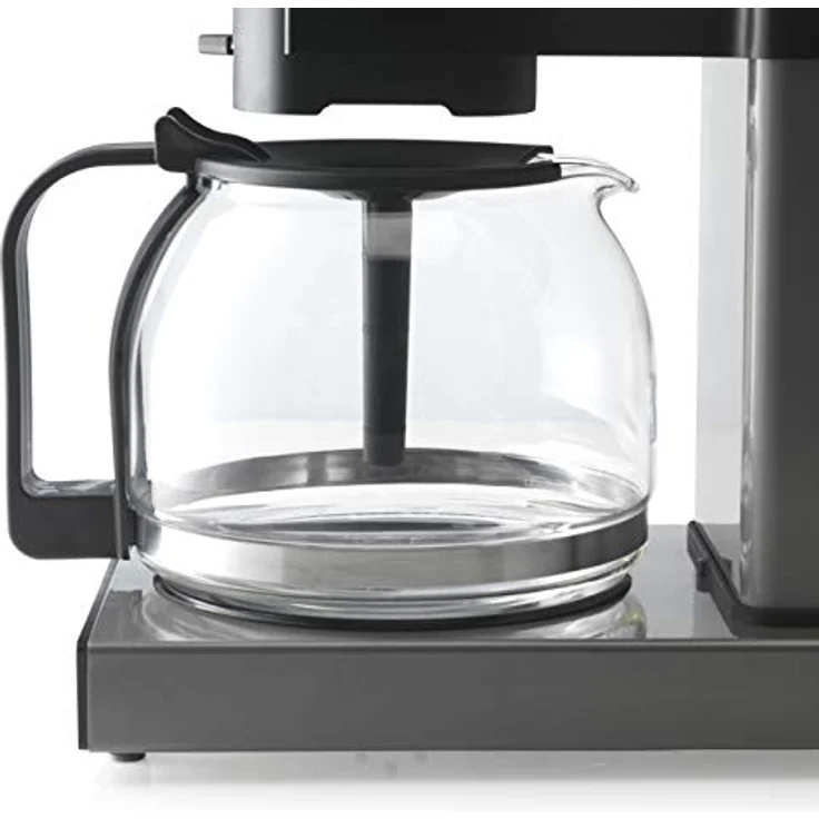 Trebs Filter-Kaffeemaschine 24110 - Kaffeemaschine mit Direktbrühsystem - 10 Tassen bei 1l Kapazität - Abschaltautomatik - Tropfstopp - Aluminiumdesign - Aluminium/schwarz - Preisvergleich – Bild 3
