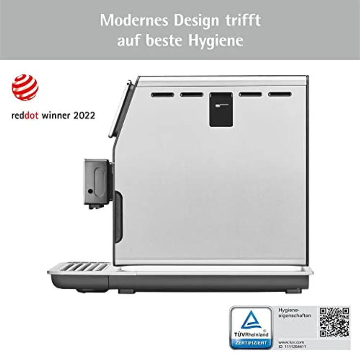 WMF Perfection 880L Kaffeevollautomat mit Milchsystem,18 Getränkespezialitäten, Double Thermoblock, Edelstahl-Mahlwerk, Nutzerprofil, 1l Milchbehälter – Bild 3