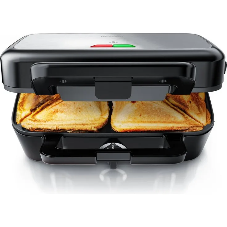 Arendo Sandwichmaker, 1200 W, abnehmbare Platten, Sandwichtoaster für große Toasts - Preisvergleich
