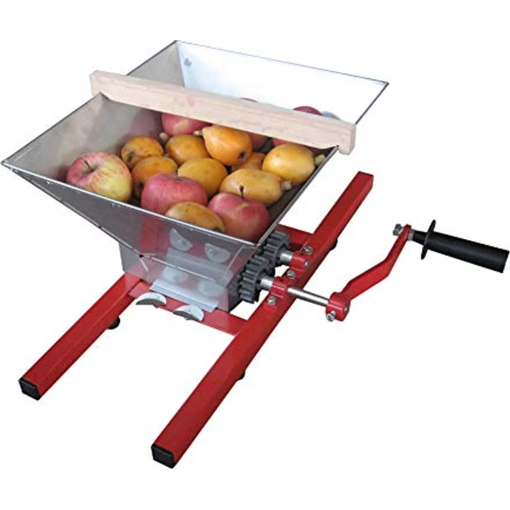 Home It® Fruchtmühle für manuelle Saftpresse, 7-Liter Behälter für Äpfel & Birnen, stabiles Nylon-Mahlwerk für optimale Saftgewinnung – Bild 2