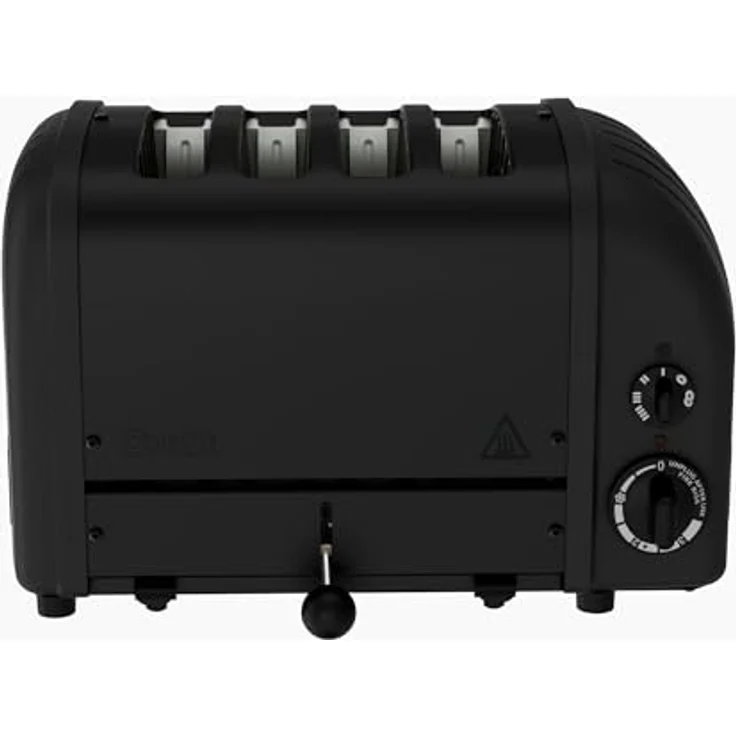 Dualit Classic 4er-Toaster Stealth, Toaster mit patentierten ProHeat Heizelementen, schwarzes Finish und Warmhaltefunktion – Bild 4
