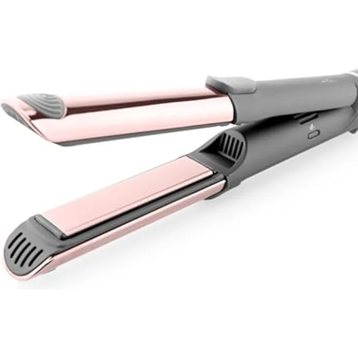 ETA Airpuls Styler 2 in 1, Haarglätter mit keramischer Oberfläche, 1700 W, 5 Temperaturstufen bis 200°C, elektronische Temperaturregelung, schwarz – Bild 3