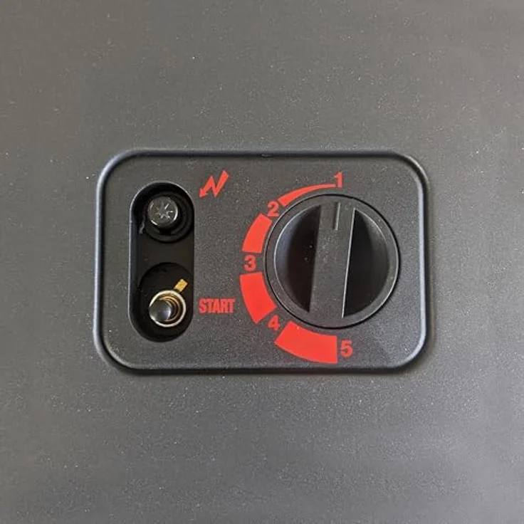 Firefix Heizgerät Gas-Heizofen 4200 ECO, 5 Heizstufen, Propan-Butan, Schwarz – Bild 6