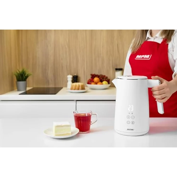 MPM MCZ-120, Wasserkocher mit Temperaturregelung von 40-100 °C, kabellos, weiß, 1,5 l – Bild 10