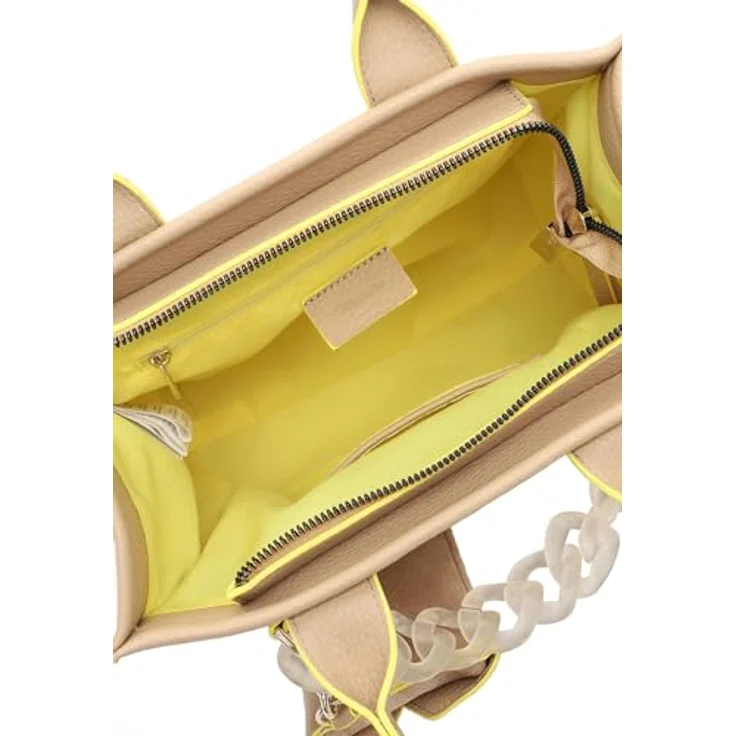 Tamaris Shopper TAS Flavia, Damen Handtasche aus Feinsynthetik mit Echtleder-Optik, abnehmbarem Umhängeriemen und Reißverschluss, Uni-Design – Bild 7