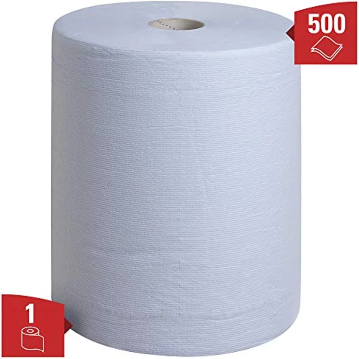 WypAll L20 Reinigungs- und Wartungspapier 7301 - Extra breit - 1 blaue Wischrolle x 500 Papierwischer (insgesamt 500) – Bild 2