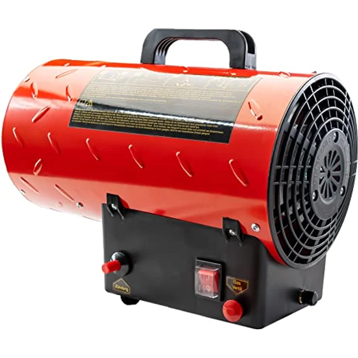 Grafner Gasheizer Gasheizgebläse Heizlüfter Bauheizer 15kW Heizstrahler EH10937, Heizstrahler – Bild 6