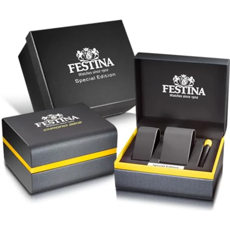 Festina Quarzuhr Chronograph Schwarz/Bunt Special Edition, Herrenuhr mit präzisem Quarzwerk und buntem Zifferblatt – Bild 6