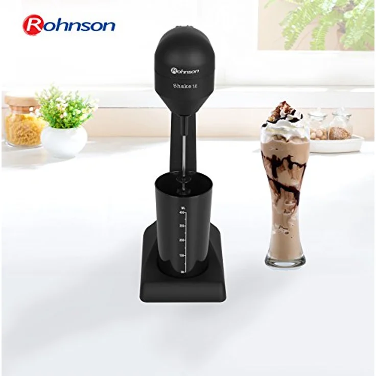 Rohnson R-447 Handmixer, 100 W Leistung, ideal für Frappé, Cocktails und Milchshakes, Schwarz – Bild 2