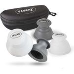 FASCIQ® Sport-Schröpfset | Triggerpunktbecher | Anti-Cellulite | Akkupressurtherapie | Behandlung von Mobilität & Bewegungsstörungen | HQ Silikon | 2 große & 2 kleine Becher, blau
